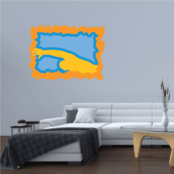 Image of Diving Wall Decal - Vinyl Sticker - Car Sticker - Die Cut Sticker - CDSCOLOR024