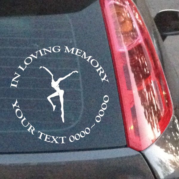 Image of Dmb Custom In Loving Memory Decal