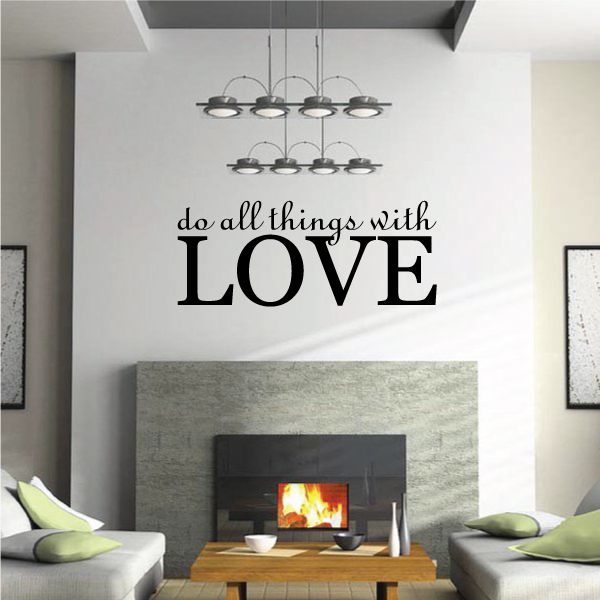 Image of Do All Things With Love Decal