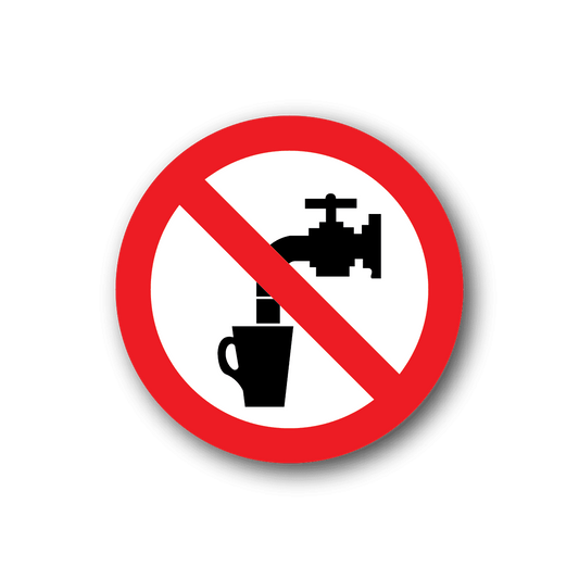 Image of Do not Drink Sticker