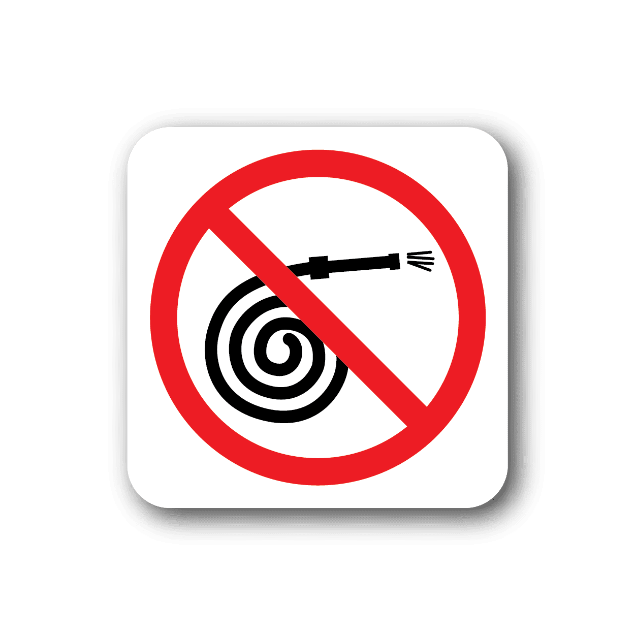 Image of Do not Fire Extinguish Sticker