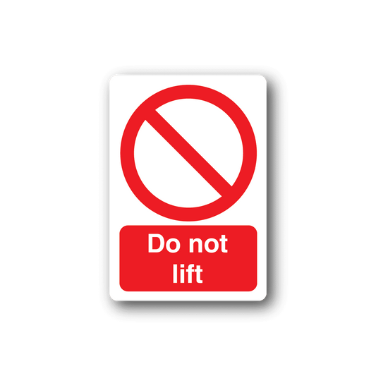 Image of Do Not Lift Sticker