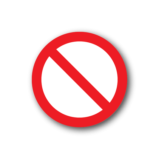 Image of Do Not Use Custom Sticker