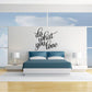 Do What You Love wall decal with cursive script lettering in black