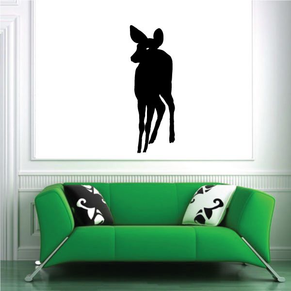 Image of Doe Deer Paused Decal