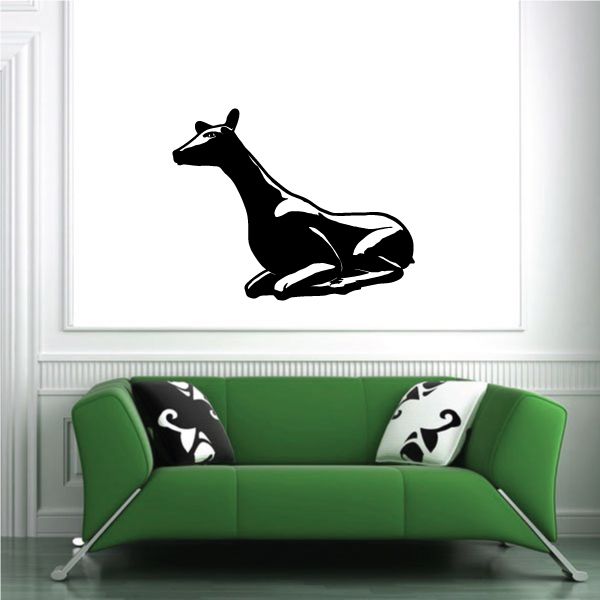 Image of Doe Deer Resting Decal