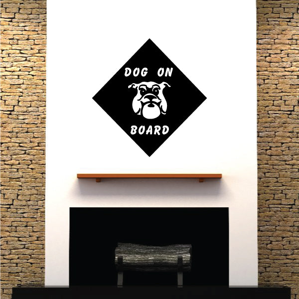 Image of Dog on Board Decal