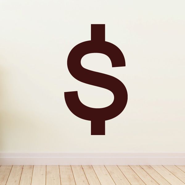 Image of Dollar Sign Decal