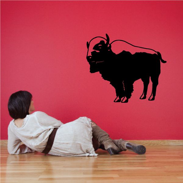 Image of Dominant Bison Buffalo Decal