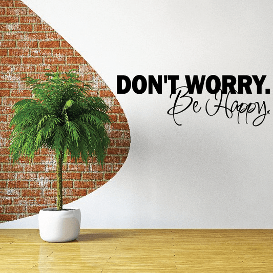 Image of Dont worry be happy Wall Decal