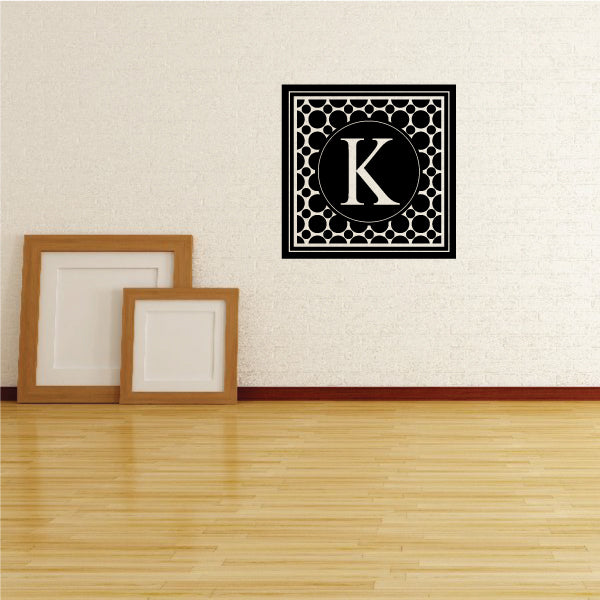 Image of Dots Monogram Decal