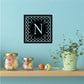 Image of Dots Monogram Decal