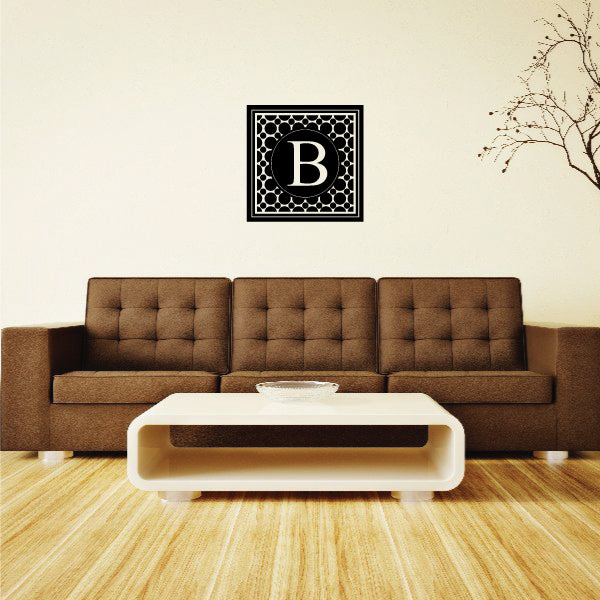 Image of Dots Monogram Decal