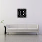 Image of Dotted Line Monogram Decal