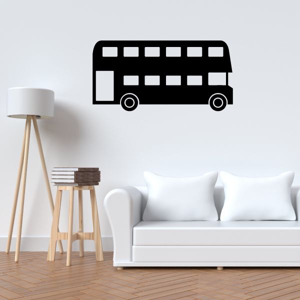 Image of Double Decker Bus Decal