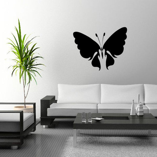 Image of Double Tailed Butterfly SIlhoutte Decal