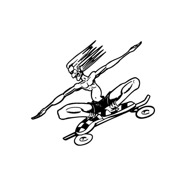 Downhill Longboarding Decal