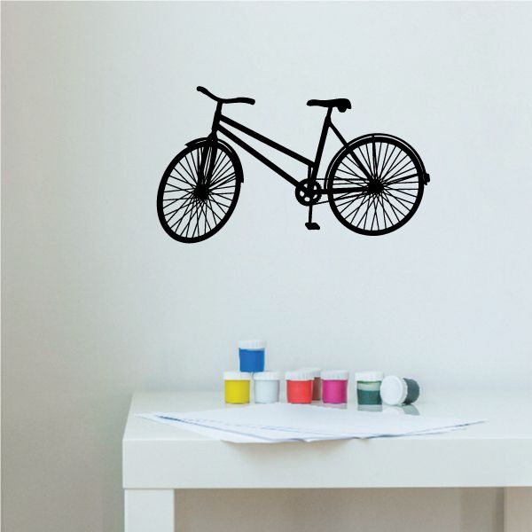 Image of Downhill Racing Bicycle Decal