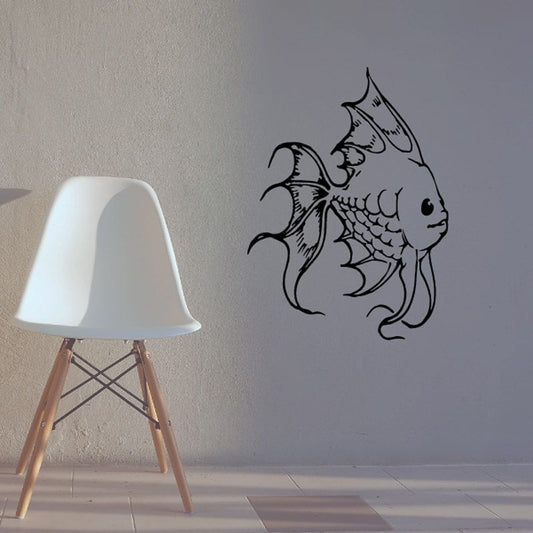 Image of Dragon Angel Fish Decal