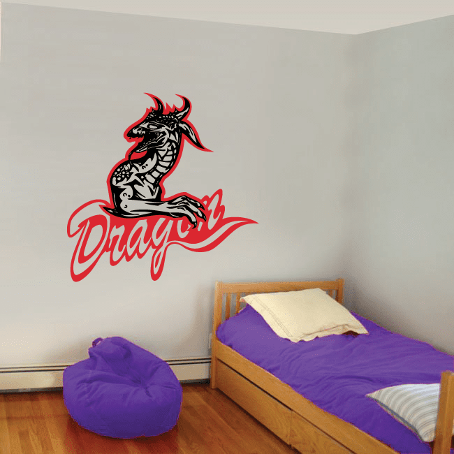 Image of Dragon Mascot Stickers