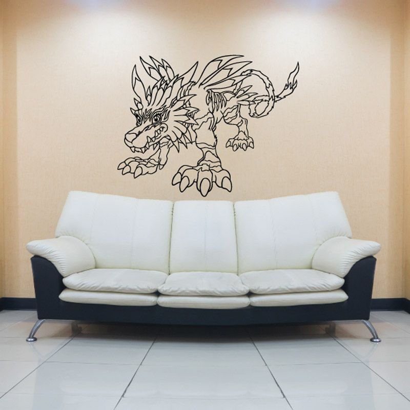 Image of Dragon Wolf Decal