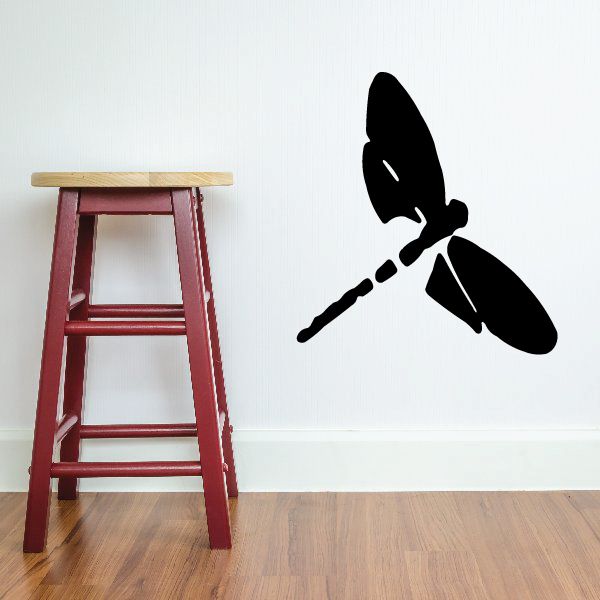 Image of Dragonfly with Rounded Wings Decal