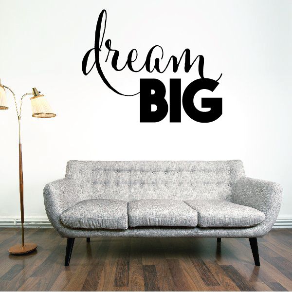 Image of Dream Big Scroll Decal