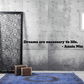 Wall decal quote 'Dreams are necessary to life' by Anais Nin in black