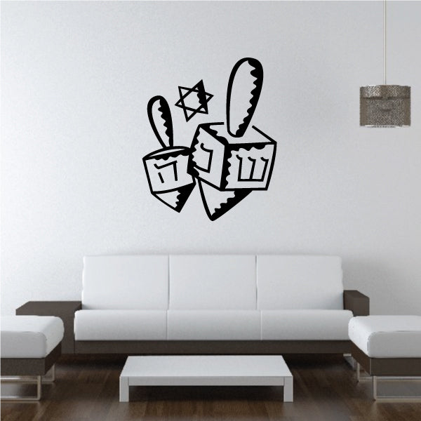 Image of Dreidel Decals