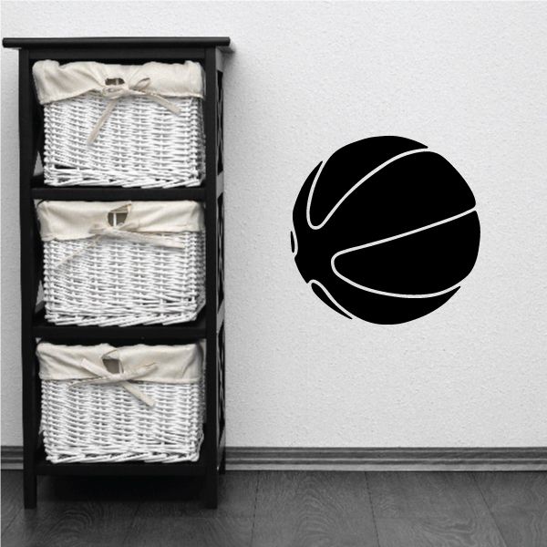 Image of Dribbling Basketball Decal