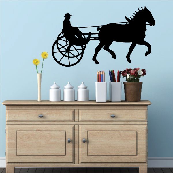 Image of Driving Horse Carriage Decal