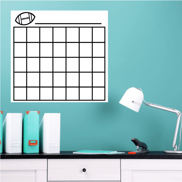 Image of Dry Erase Calendar Wall Stickers