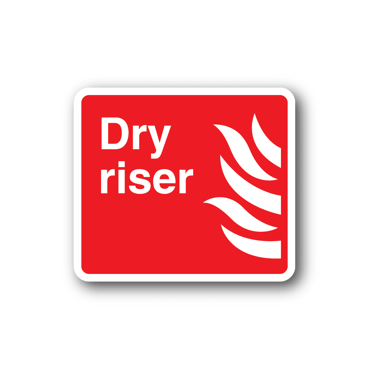 Dry Riser Fire Sticker – Vinyl Disorder