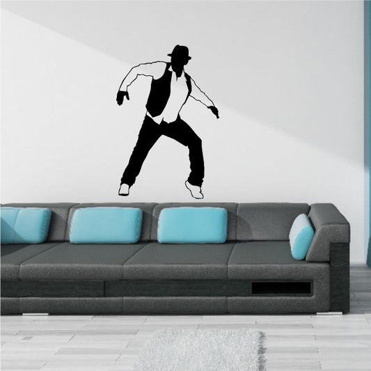 Image of Dubstep Wall Decal - Vinyl Decal - Car Decal - Dancer - BA013