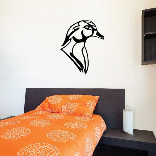 Image of Duck Contour Outline Head Decal