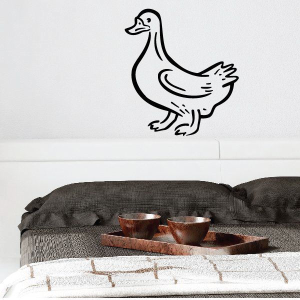 Image of Duck Wall Decal - Vinyl Decal - Car Decal - MC002