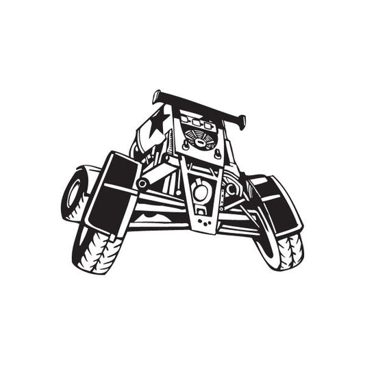 Image of Dune Buggy Wall Decal - Vinyl Decal - Car Decal - DC 022