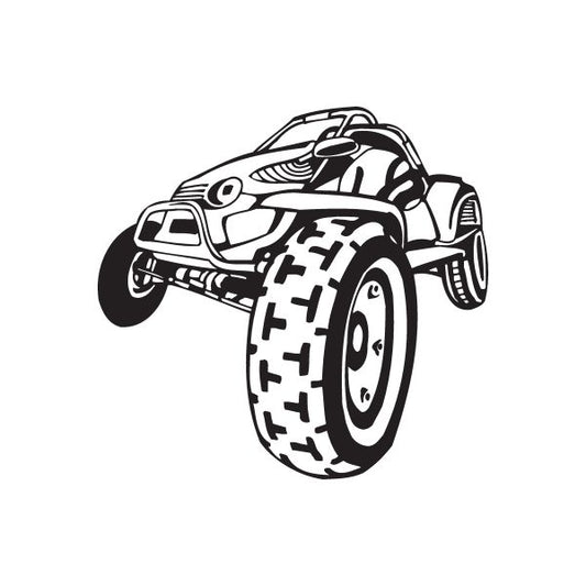 Image of Dune Buggy Wall Decal - Vinyl Decal - Car Decal - DC 027