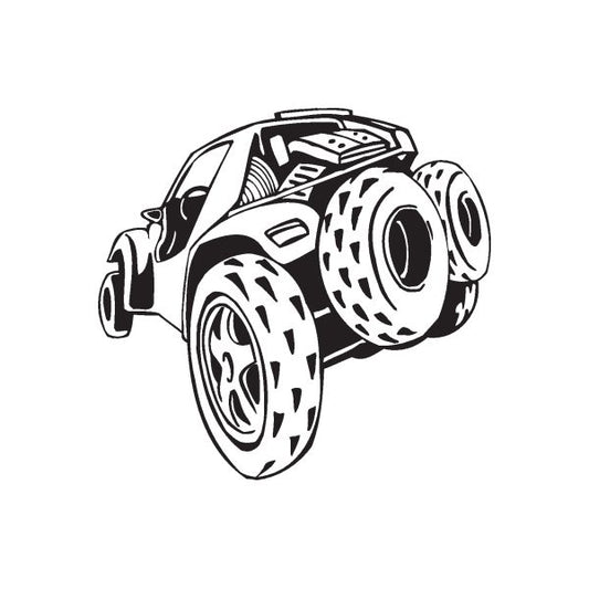 Image of Dune Buggy Wall Decal - Vinyl Decal - Car Decal - DC 030