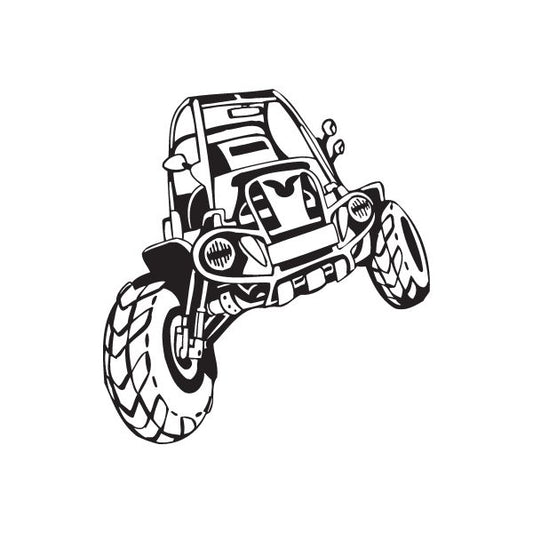 Image of Dune Buggy Wall Decal - Vinyl Decal - Car Decal - DC 038