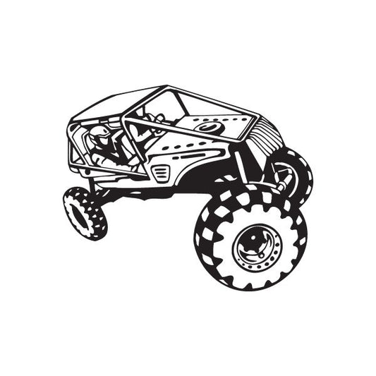 Image of Dune Buggy Wall Decal - Vinyl Decal - Car Decal - DC 043