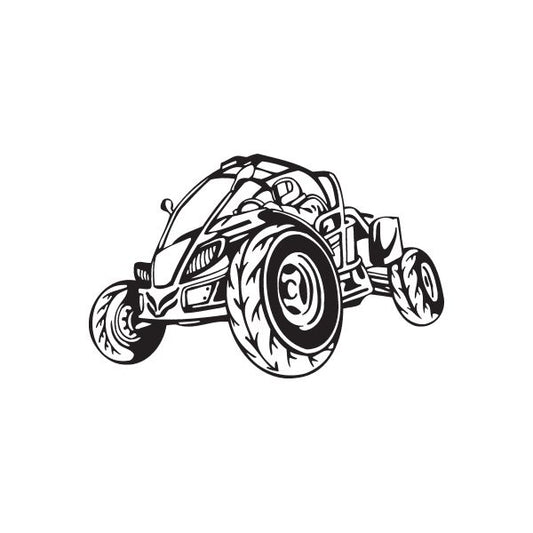 Image of Dune Buggy Wall Decal - Vinyl Decal - Car Decal - DC 044