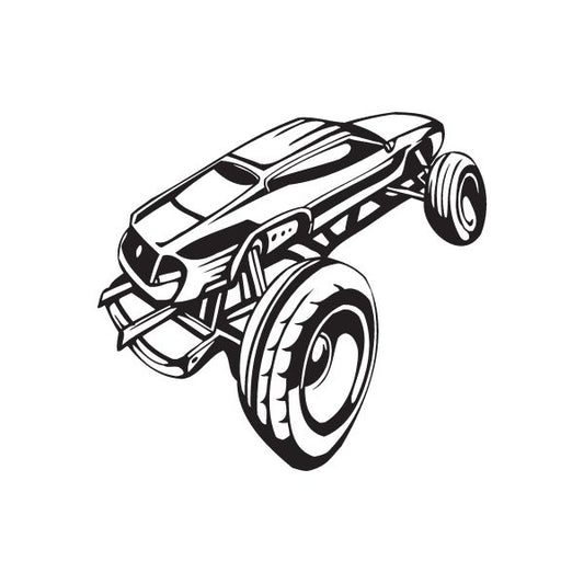 Image of Dune Buggy Wall Decal - Vinyl Decal - Car Decal - DC 046