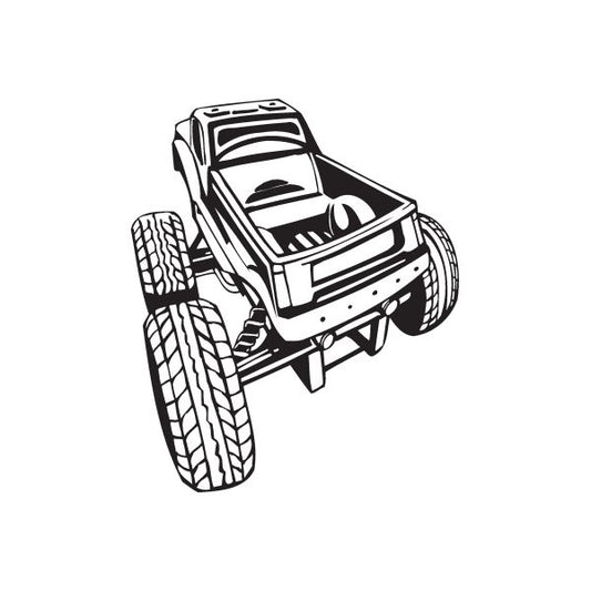 Image of Dune Buggy Wall Decal - Vinyl Decal - Car Decal - DC 048