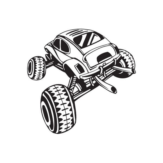 Image of Dune Buggy Wall Decal - Vinyl Decal - Car Decal - DC 049