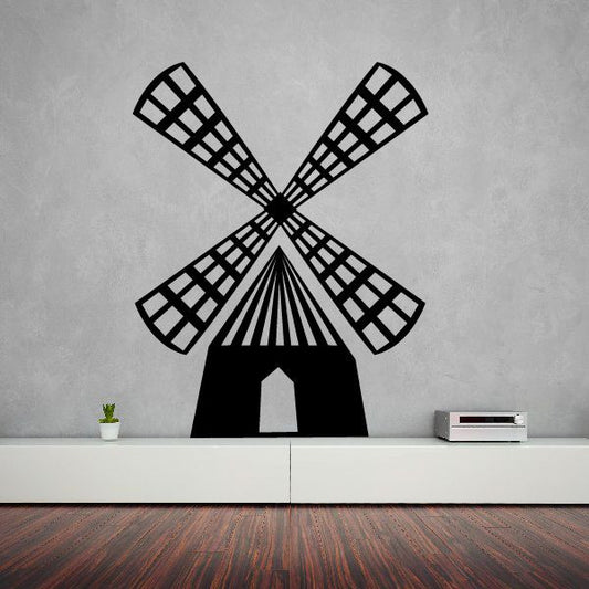 Image of Dutch Windmill Farmhouse Decal