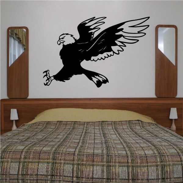 Image of Eagle Attacking Decal