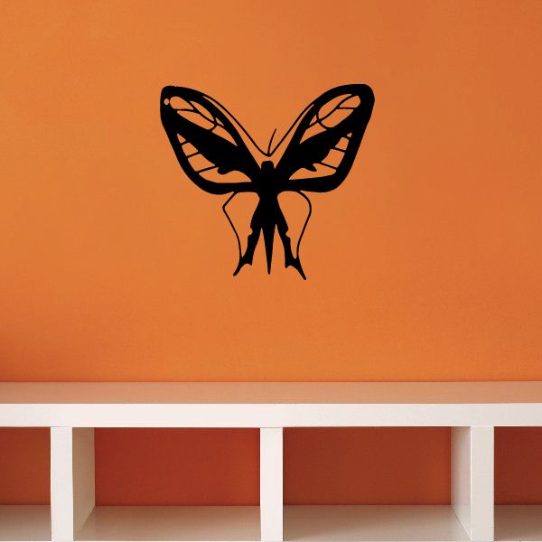 Image of Eagle Butterfly Silhoutte Decal