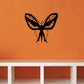 Eagle butterfly silhouette decal, black winged silhouette.