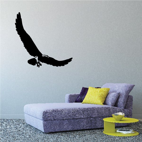 Image of Eagle Hunting Fish Decal